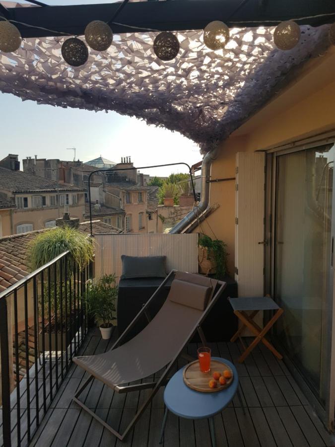 Beau Duplex Avec Terrasse - Centre Historique Lejlighed Aix-en-Provence Eksteriør billede